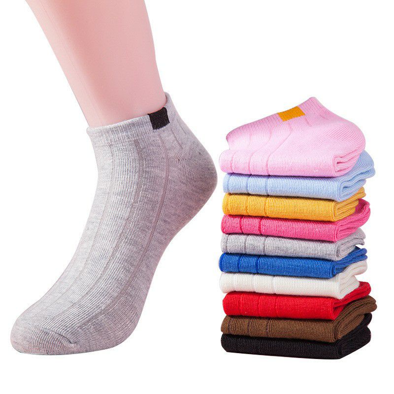 JustLook Kaos Kaki Polos 6 Garis Unisex Fashion Wanita Pria Kaos Kaki Import Murah