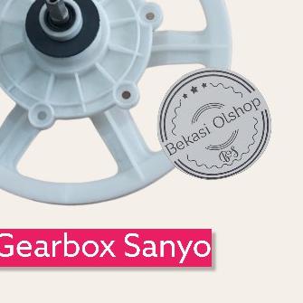 Satu Gear Box As Pully Mesin Cuci Sanyo Aqua 2Tabung Gear Box Mesin Cuci Sanyo