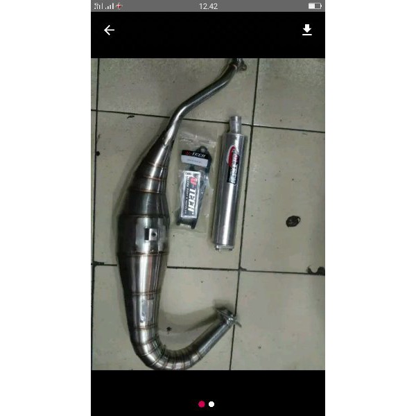 TOPPP knalpot ai tech ninja r rr cobra original ai tech