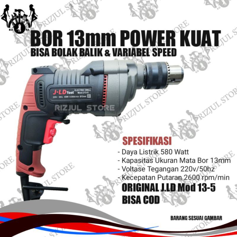 BOR 13MM JLD TOOL BOR BOBOK BOR MURAH JLD BISA BOLAK BALIK BOR BOBOK