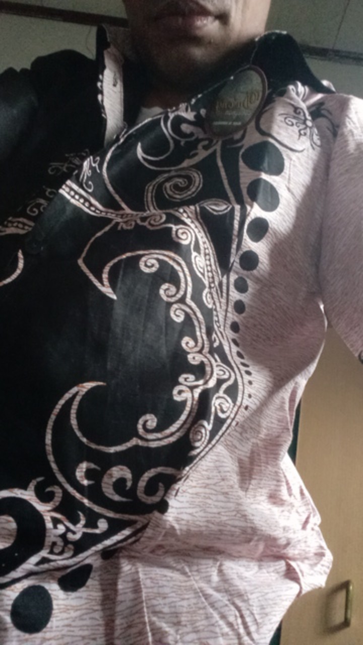 Hem Batik Dolby Dolbi Dobby Doby - Batik Sogan Solo - Batik Pria Warna Coklat - Distro Batik Hrb026