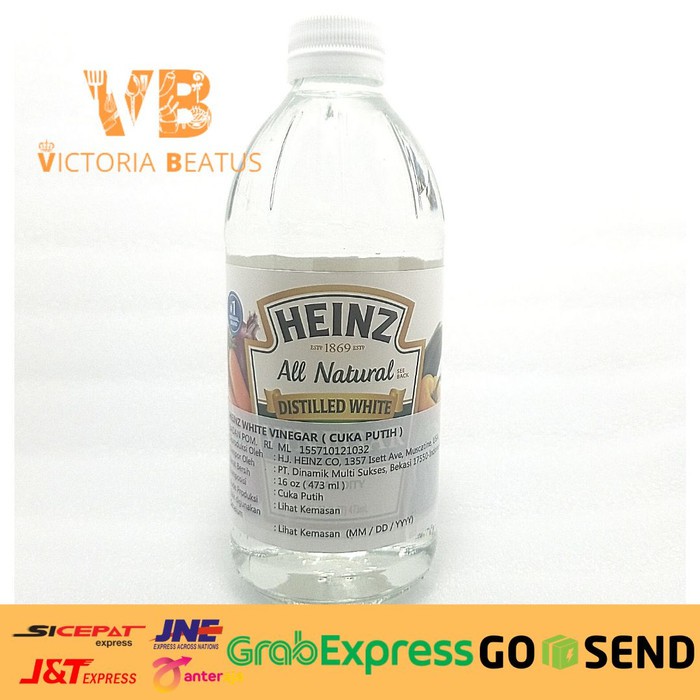 

HEINZ ALL NATURAL DISTILLED WHITE VINEGAR / CUKA PUTIH 473ML