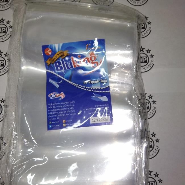 ☉ Kantong Plastik Klip Snack PP Ziplock 12x20 isi 100pcs Tebal 0.5 - PP klip 12x20 ➱