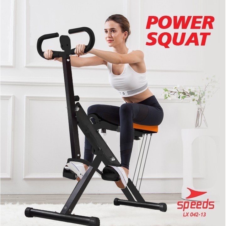 Hit Power Squat Alat Fitness Sepeda Fitness Power Rider SPEEDS 042-13
