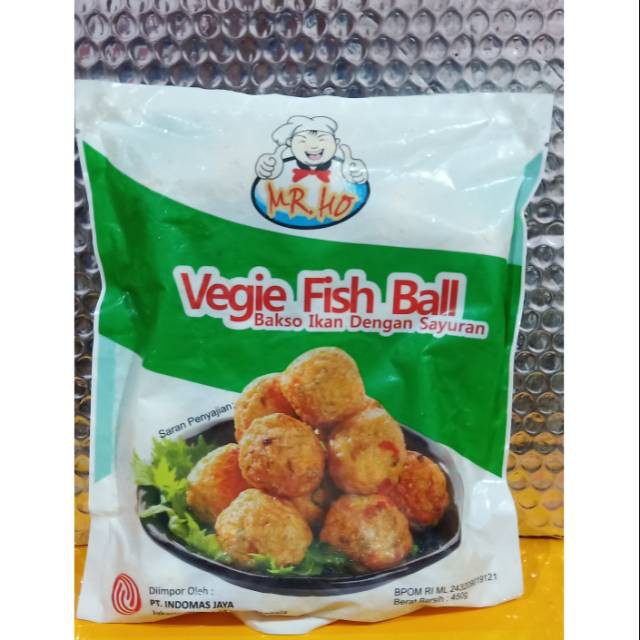 

Mr Ho Vegie Fish Ball 450Gr Bakso Ikan Shabu-Shabu / Sukiyaki / Steamboat / Hotpot