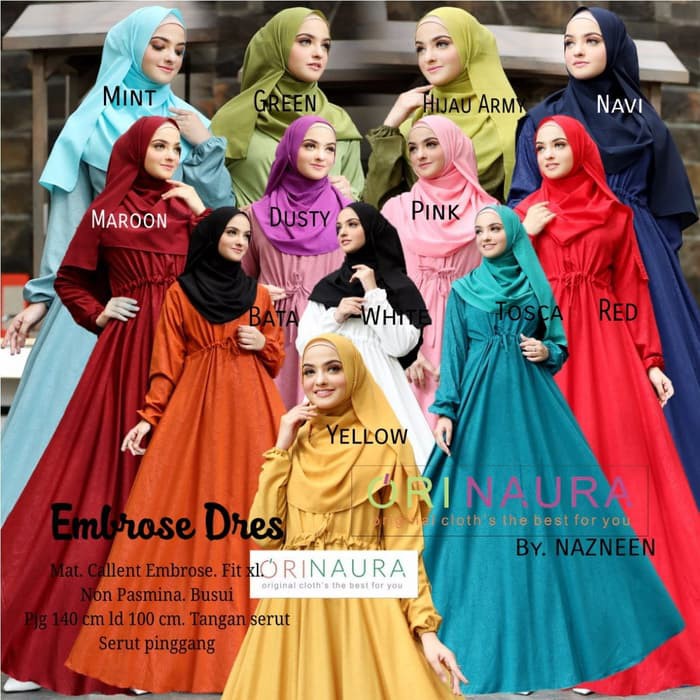 Gamis Embrose ORI Naura