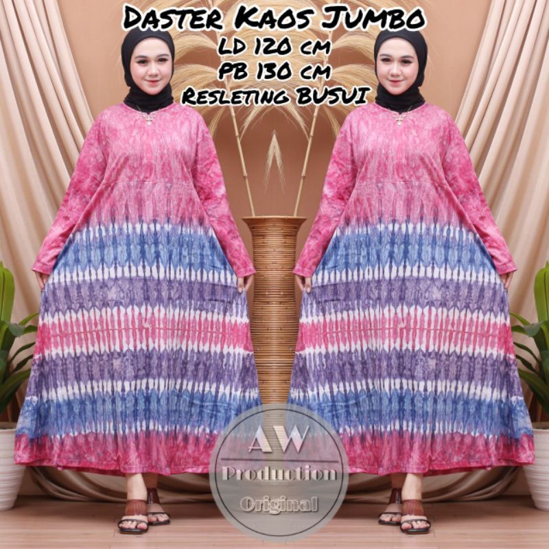 Daster Kaos Kekinian Jumbo Abstrak Home Dress Busui Resleting Depan Bumil Kekinian Terbaru Termurah Adem Halus