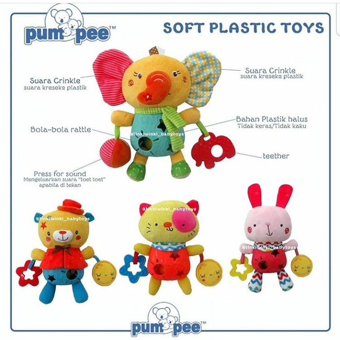 PUMPEE SOFT PLASTIC TOYS