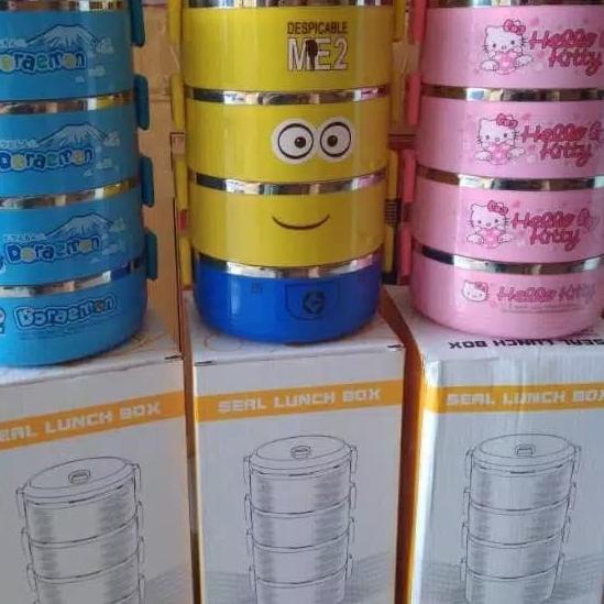 ♪ Rantang 4 susun karakter/Rantang 4 susun stainless ✯