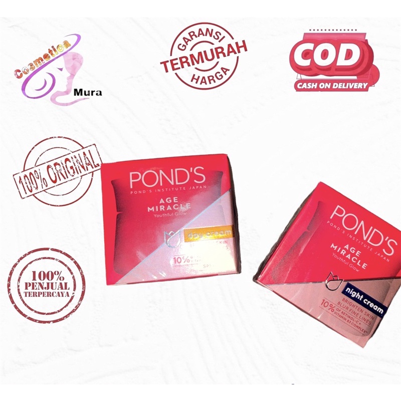 kemasan terbaru dengan formula baru / ponds age miracle / pond's age miracle cream