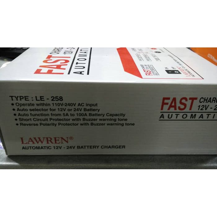 fast charger accu aki 12v 24v otomatis