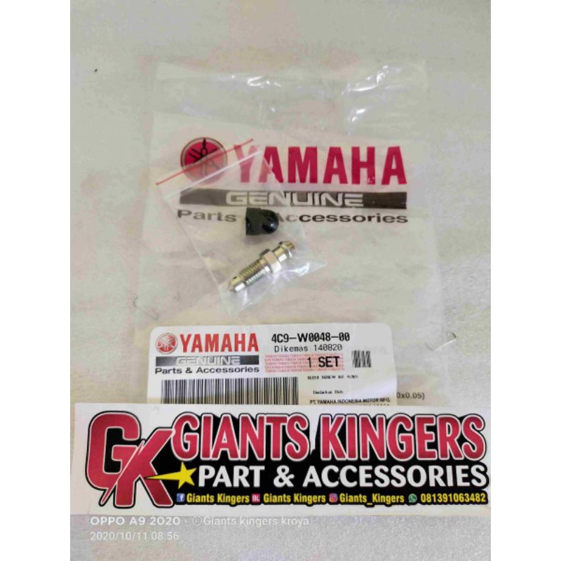 Nepel baud pembuangan angin kaliper rx king original