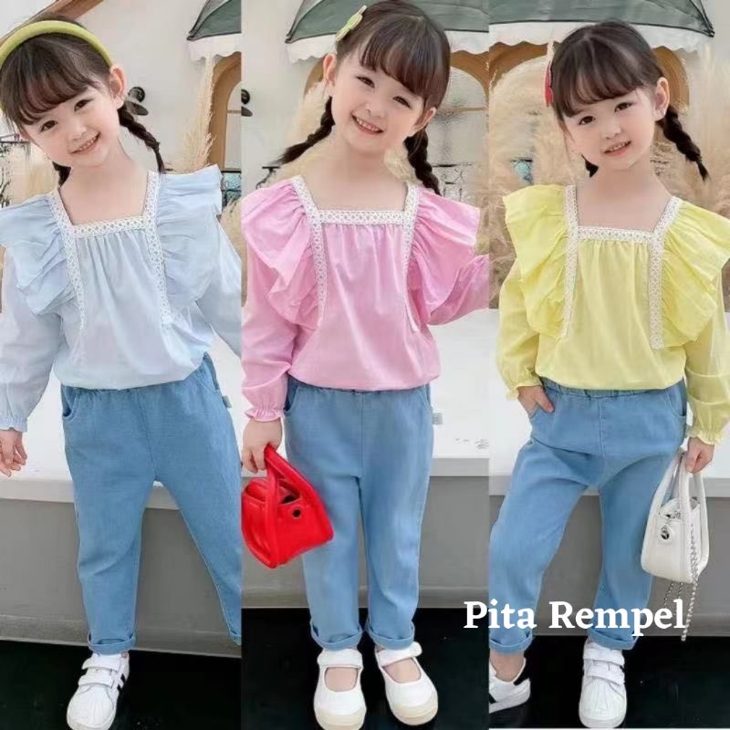 Setelan Celana Anak Perempuan Import Premium 1-4 Tahun
