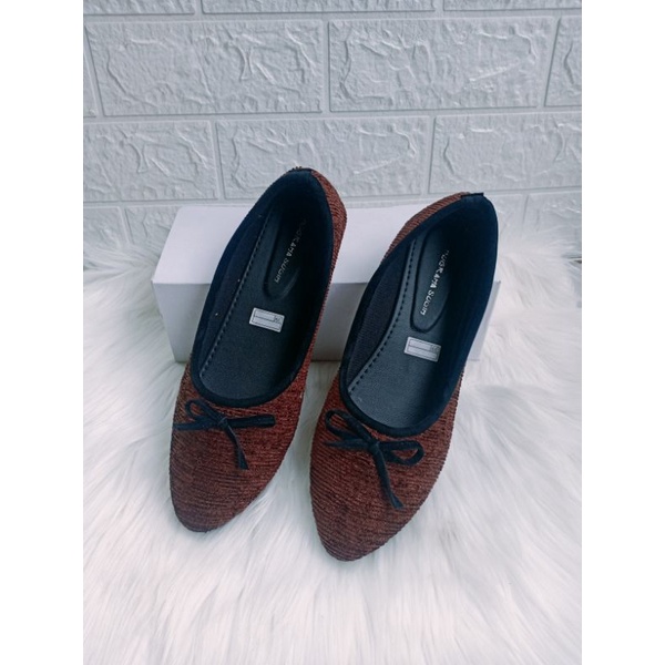 FLATSHOES WANITA TERBARU FLAT SHOES SIMPLE KEKINIAN SEPATU BALET WANITA FASHION SALE