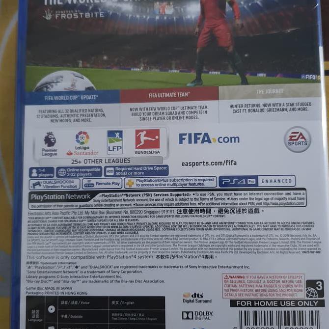 Joss Bd Fifa 18 Ps4 Bnib