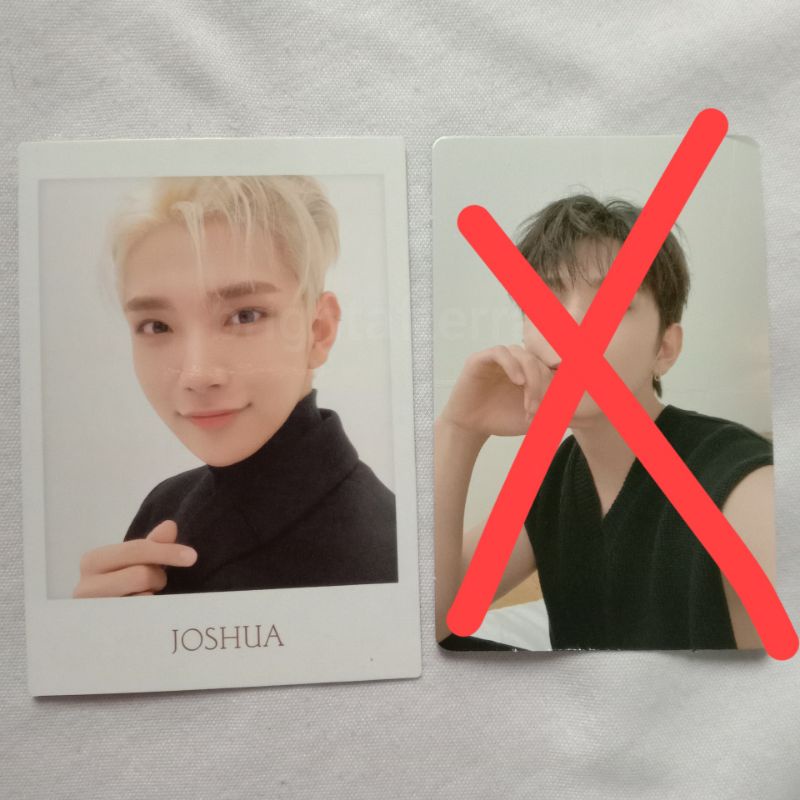 PHOTOCARD OP1 ATTACCA TRADING CARD TC POLAROID WINTER JAPAN JOSHUA SEVENTEEN