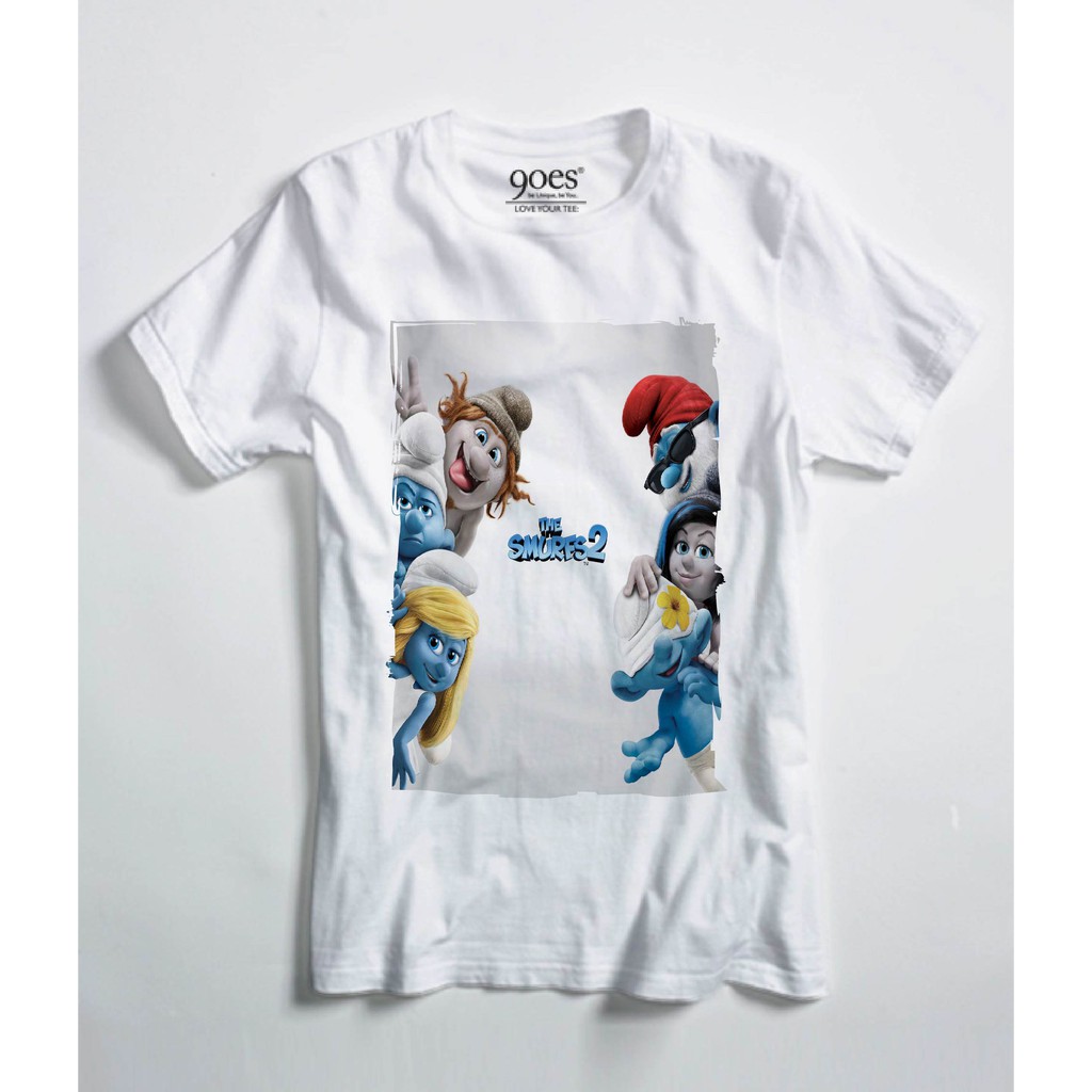 Kaos Anak CEWEK COWOK THE SMURF SMURFETTE Tshirt Bayi Lucu Premium - 16