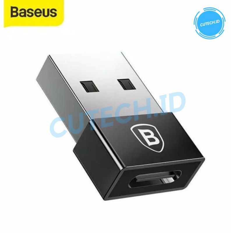 Baseus OTG Converter Adaptor USB A to Type C kode CAAOTG-01 CATJQ-01 (Support Fast Charging)