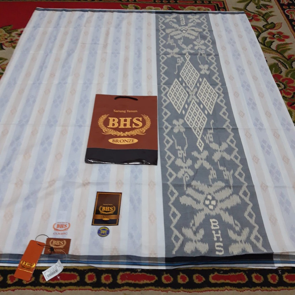 SARUNG BHS CLASSIC KWG DOBBY GOLD ORIGINAL MOTIF TERBARU BHS CLASSIC