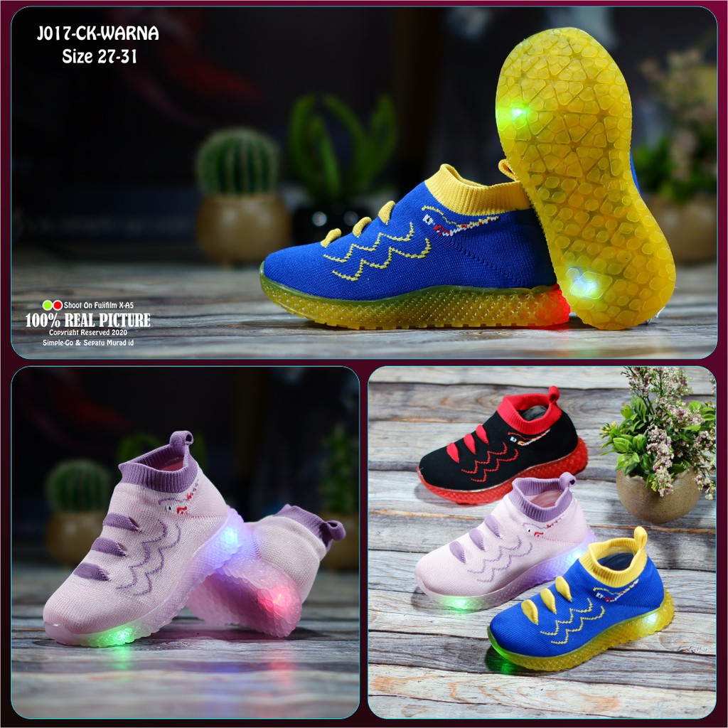 Sepatu import korea anak anak model slipon selop untuk paud SVEKES J021C - J017C 27-31