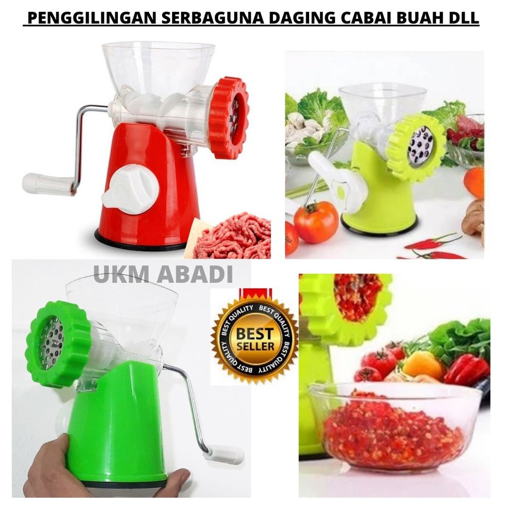 Penggilingan Daging Cabai Buah Serbaguna Manual Meat Grinder  LH22CW 113168