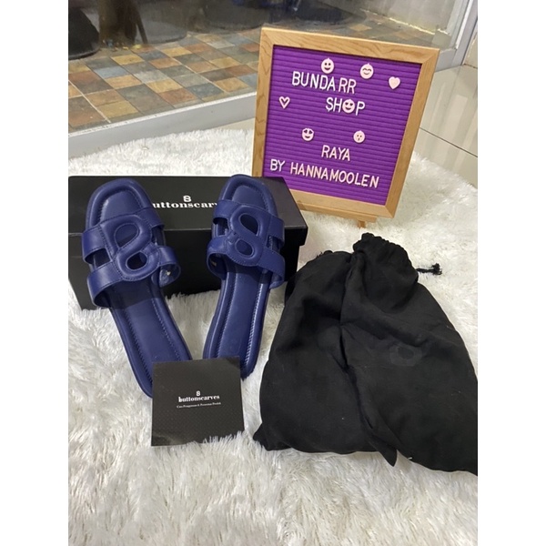 kefi sandal navy buttonscarves PRELOVED