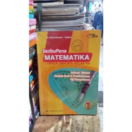 SERIBU PENA MATEMATIKA SMP KELAS 1