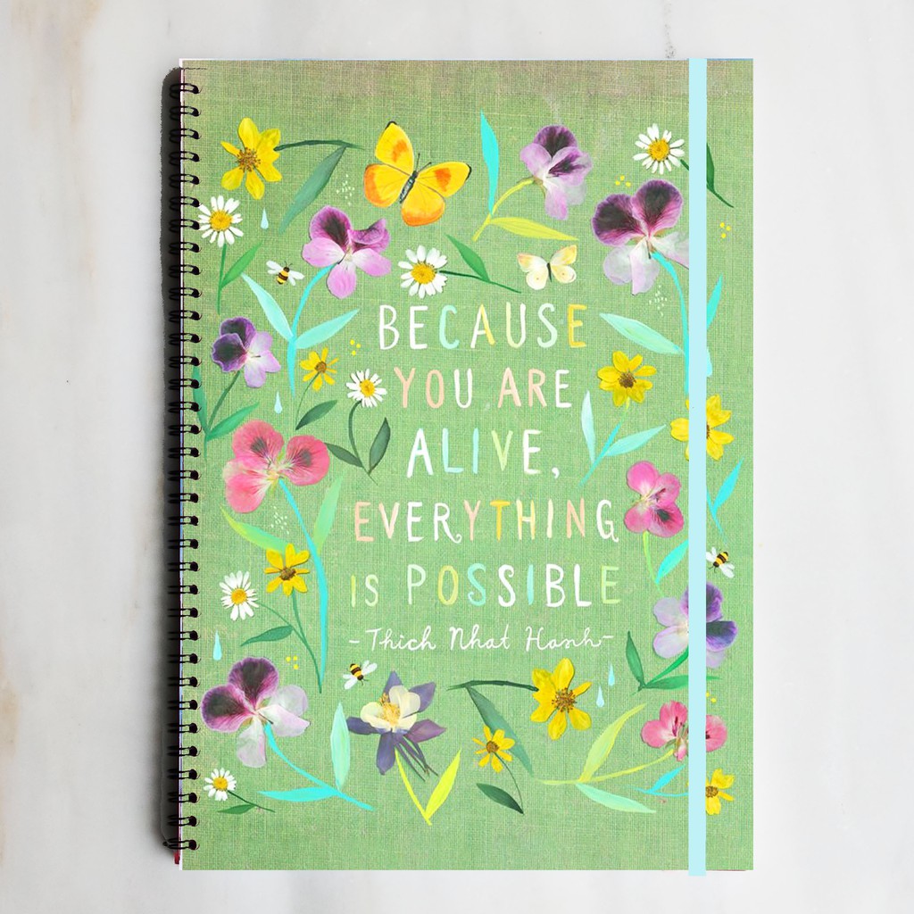 

EVERYTHING IS POSSIBLE Spiral Ruled Notebook Diary Journal Buku Tulis Catatan Sekolah Kuliah