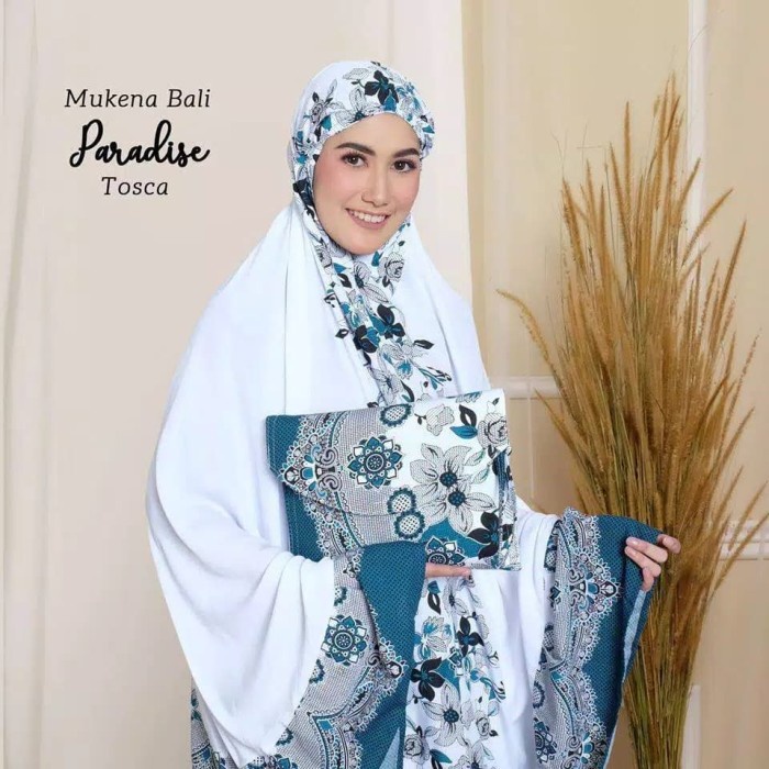Mukena Dewasa Bali Paradise - Biru