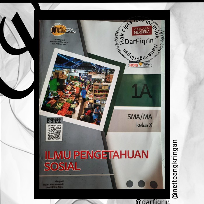 LKS IPS Kelas 10 Semester 1-SMA/MA KURMER HOTS harga diskon karena sampul lecet
