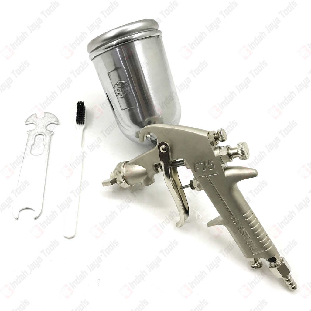 HASSTON 3791-075 Spray Gun F75 G Tabung Atas - Semprot Cat Air F 75