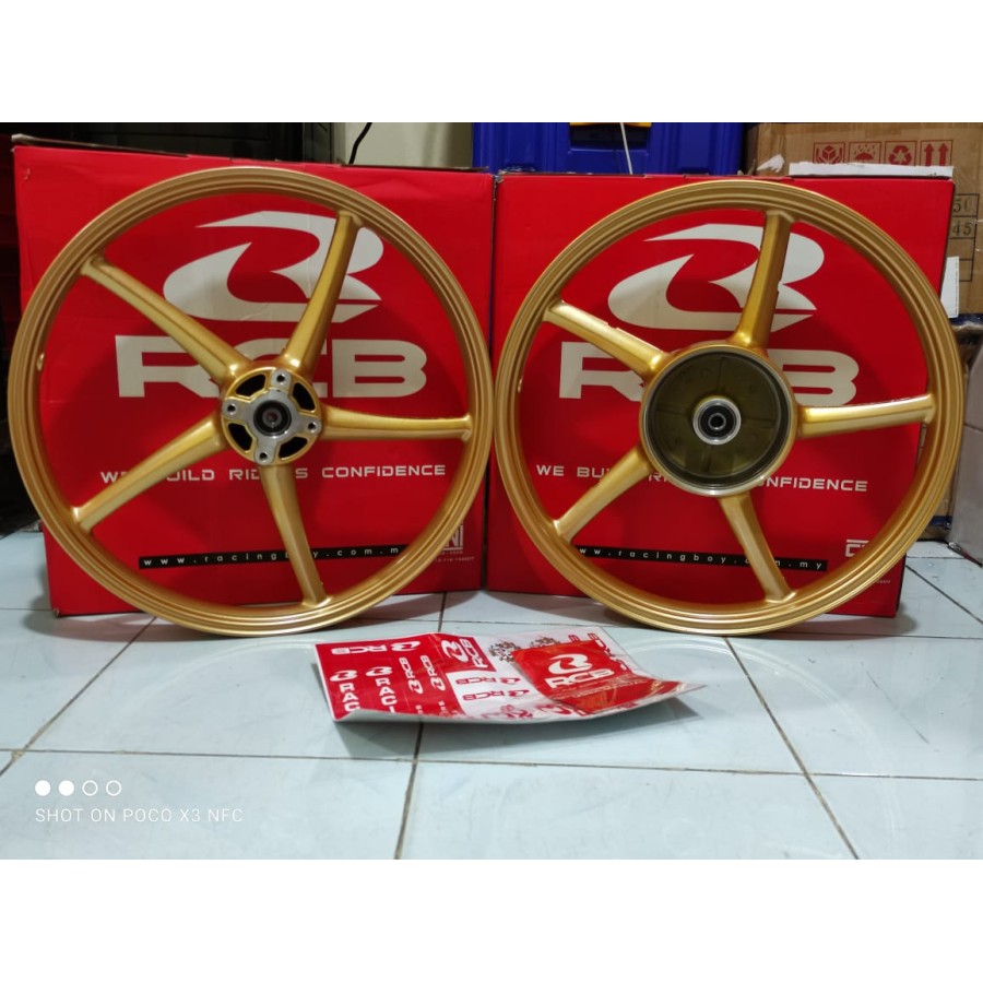 VELG RCB SP522 YAMAHA MIO SPORTY MIO SOUL 110 GOLD - SP522 RACING BOY