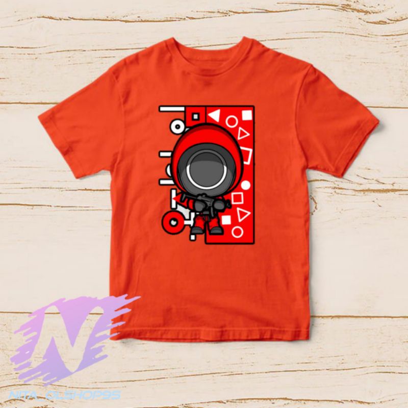 kaos anak squid game baju squid game terbaru