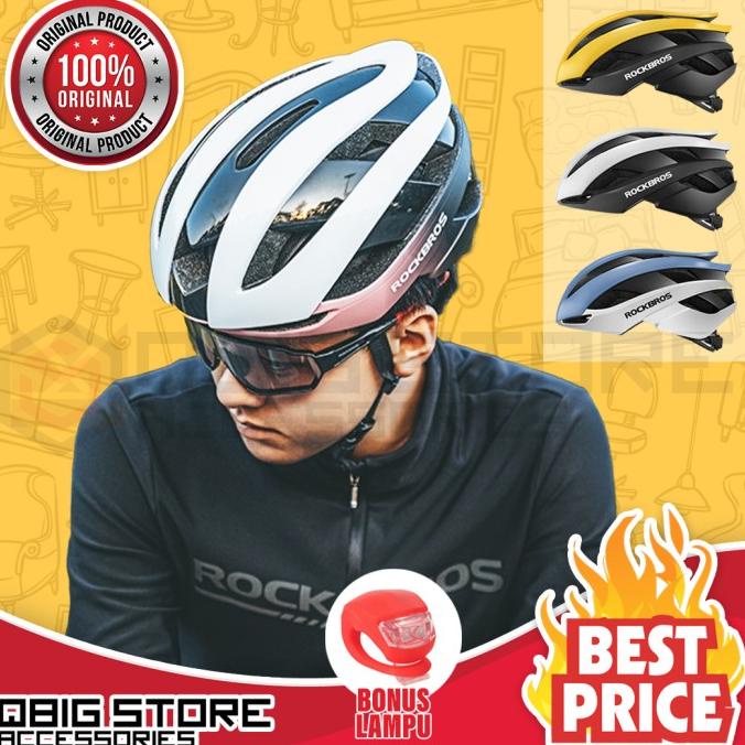 Rockbros Helm Sepeda RB-01 Roadbike MTB Pria Wanita
