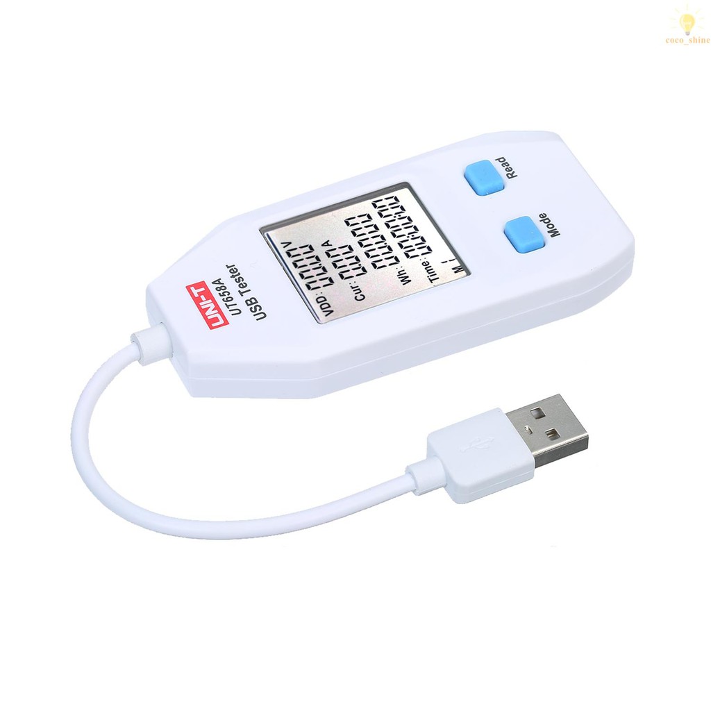 LCD Dual USB Charger Mobile Power Detector Voltage Current Meter Tester Monitor 