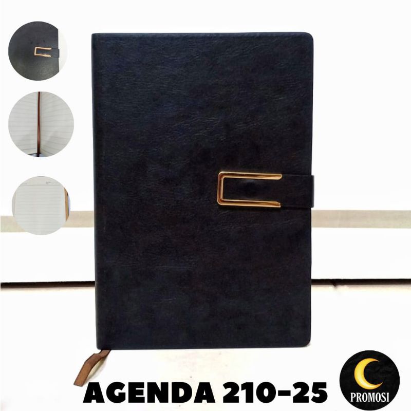 

NOTEBOOK AGENDA~210-25/Bahan kulit berkualitas/Motif Polos Unik