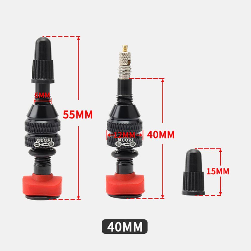 Lanfy F/V Presta Valve MTB 40mm 60mm CNC Technology Aluminium Alloy Aksesoris Bersepeda Sepeda Alloy Nipple