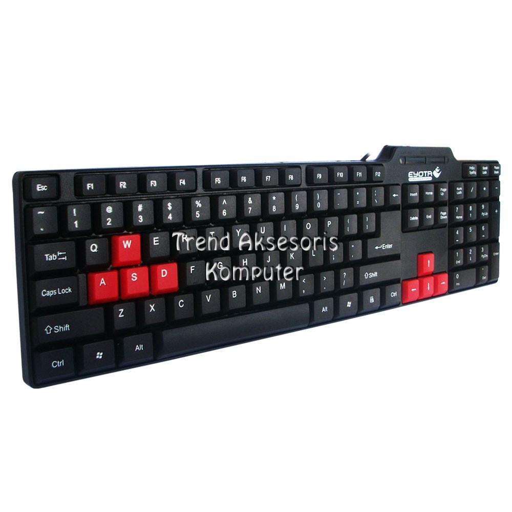 Trend-Eyota KB2308  Multimedia Keyboard USB - Hitam