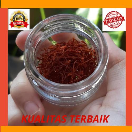 

New Saffron kashmir (super negin) beli 1 gram gratis 1 gram