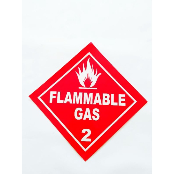 

cutting sticker Flammable 30cm2