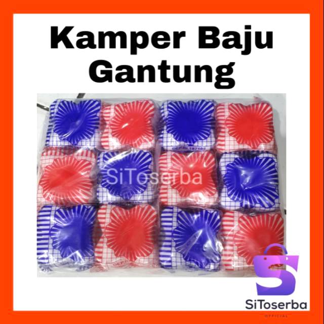 (PACKING AMAN) 12 PCS KAMPER BAJU LEMARI - KAMPER BAJU GANTUNG - KAMPER PAKAIAN MURAH WANGI - KAPUR 