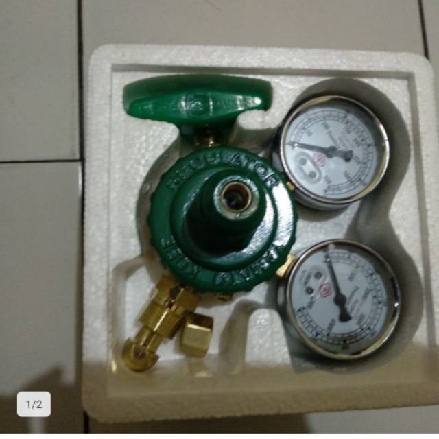 Regulator las oksigen/regulator untuk tabung oksigen