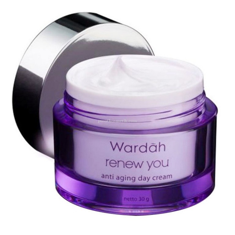 Wardah Renew You Anti Aging Day Cream 30gr Kream Siang Wardah Krim Penuaan