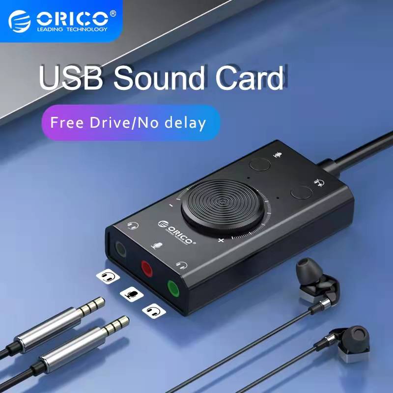 Orico Sound Card SC2 External USB Soundcard Multifunction / ORICO SKT3 External USB Sound Card