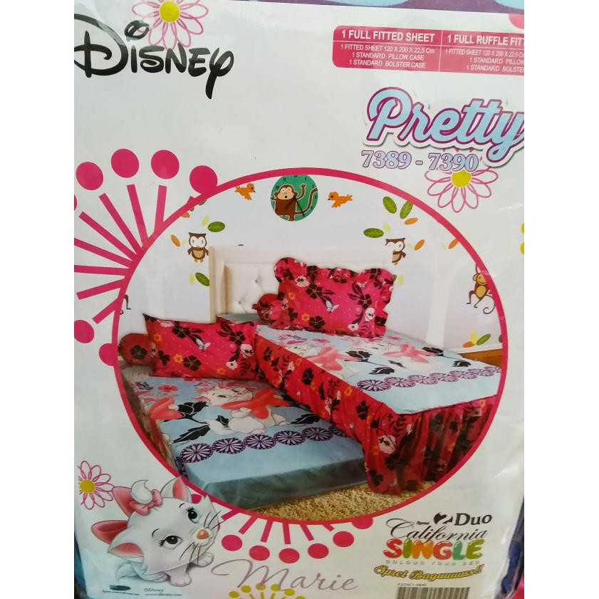 Sprei Sorong, Sprei California Duo Sorong Pretty Marie 120X200 ,Karakter