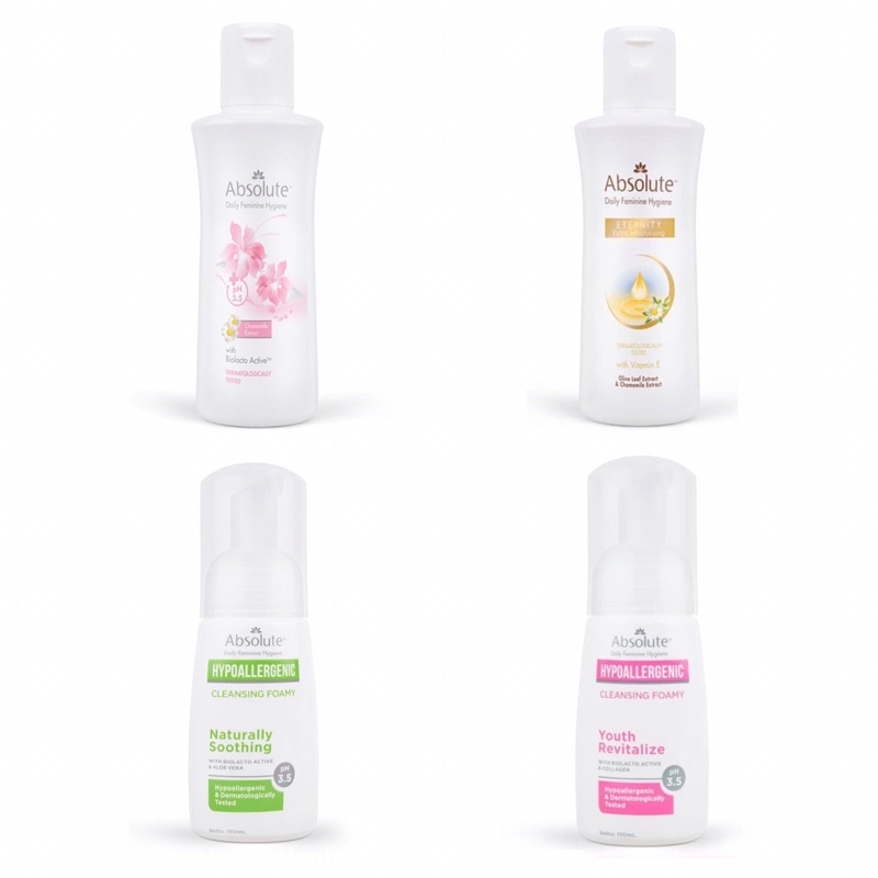 Absolute Daily Feminine Hygiene / Hypoallergenic Pembersih Daerah Kewanitaan - 150 ml