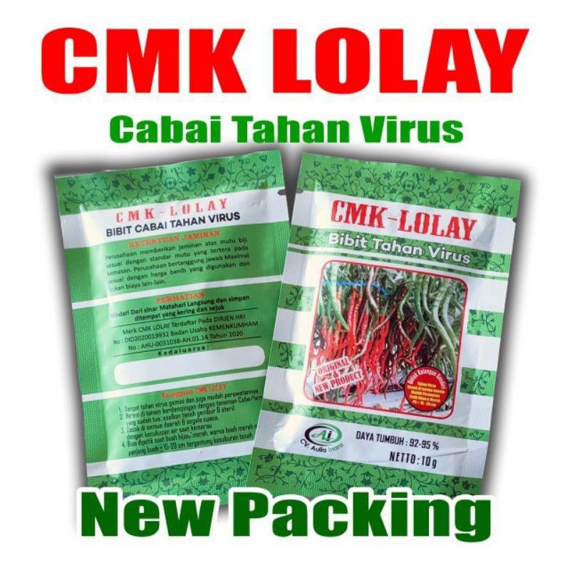 BENIH CMK LOLAY /CABE  MERAH KERITING LOLAY /ORIGINAL PABRIK.