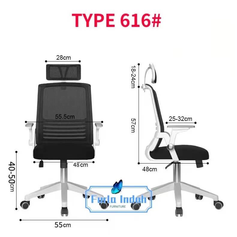 kursi kantor kursi kerja kursi manager TYPE 616#