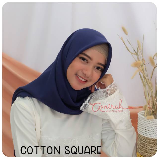 COTTON SQUARE PART 2 / SEGIEMPAT KATUN / JILBAB KATUN SQUARE / KERUDUNG POLOS