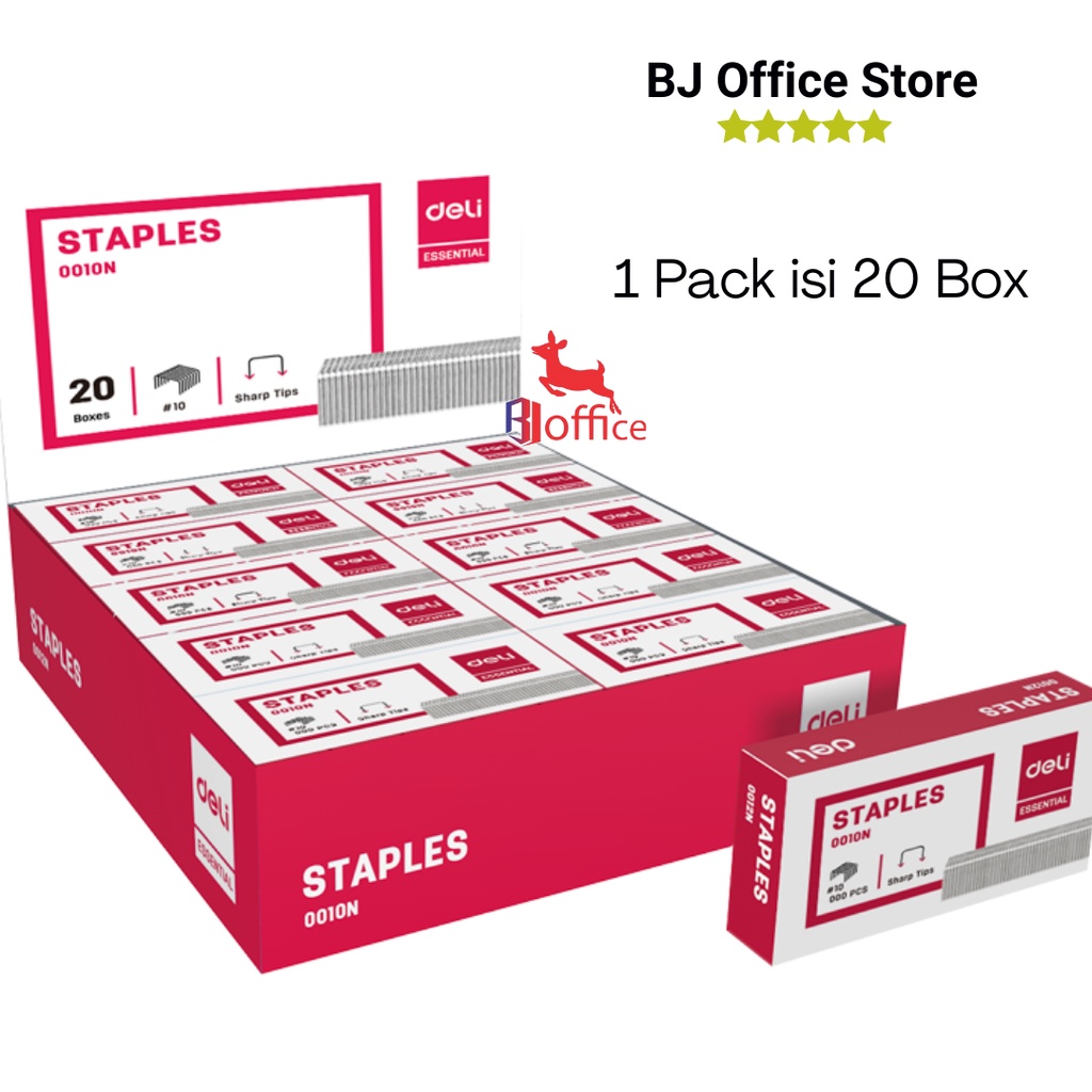 

Isi Ulang Refill Staples Kecil No. 10 / 0010N / Per Pack